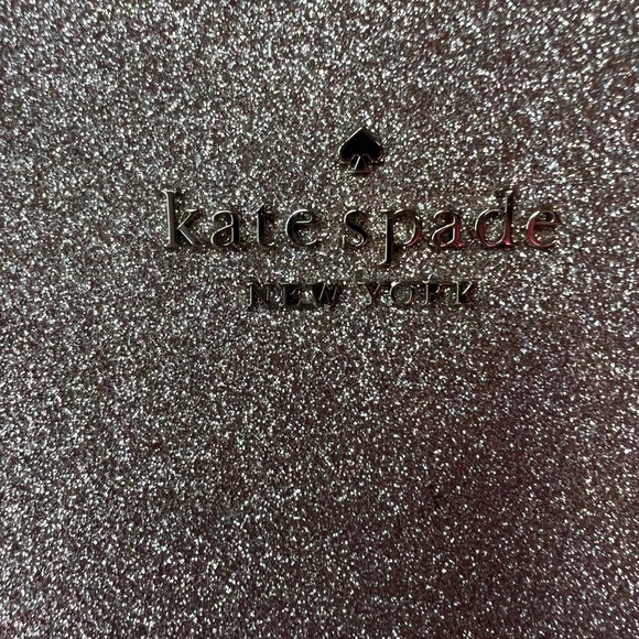 NWT Kate Spade Tinsel Glitter Fabric Shoulder Tote Bag K9338 Rose Gold - Picture 7 of 15